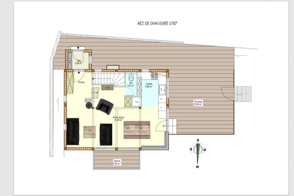Chalet La Plagne Montalbert Pied Des Pistes Luaran gambar